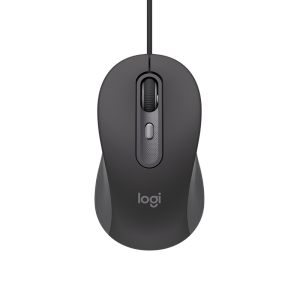 罗技商用有线鼠标M520办公轻音便携电脑笔记本 黑色