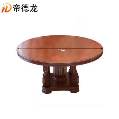 帝德龙餐桌1.3米一桌八椅圆形桌单桌CZ-1
