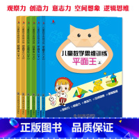 [正版]儿童数学思维训练全套6册平面王+立体王+空间王上下册趣味阶梯数学幼儿书籍5-6-7-12岁学前班中班大班启蒙早
