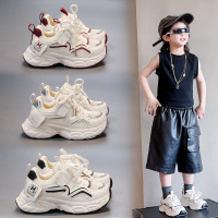 女童鞋子2026新款春夏季儿童透气网面运动鞋女孩休闲跑步童鞋老爹