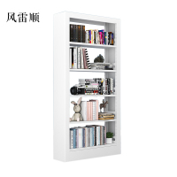风雷顺图书馆书架阅览室货架资料档案架钢制书架单面五层主架
