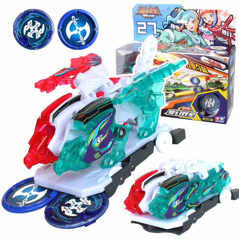 奥迪双钻 爆裂飞车1代2代儿童玩具3代星能觉醒暴烈变形玩具车套装