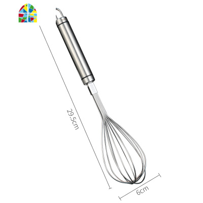 304不锈钢打蛋器手动家用蛋糕小型号蛋清搅蛋器鸡蛋打发器搅拌棒 FENGHOU 12寸打蛋器[201材质]家用推荐