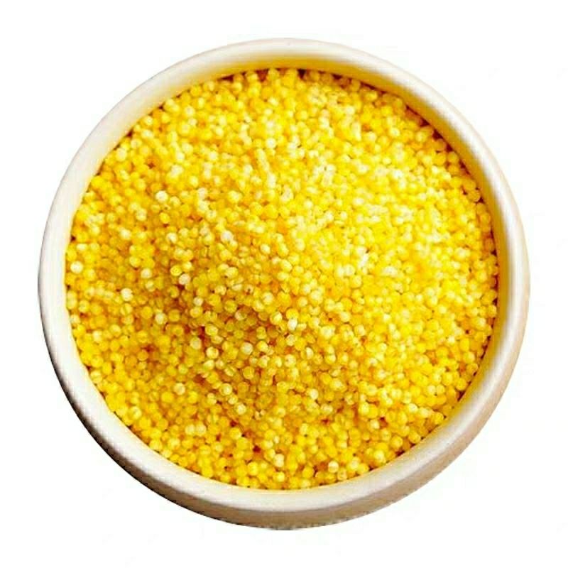 新米山西黄小米 新食用小黄米月子米宝宝米农家杂粮 黄小米2斤装