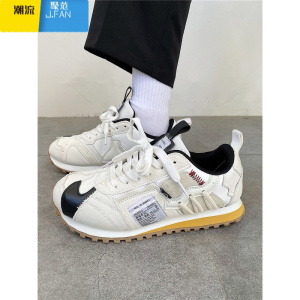 聚范韩版学生男鞋潮2024春季情侣百搭华夫德训鞋I超火运动休闲鞋子
