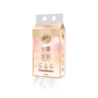 清风悬挂式抽纸4层320抽M码加大加厚印花抽纸家用餐巾面巾卫生纸