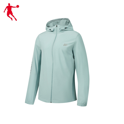 乔丹 梭织风衣 防晒衣 男款 KFD23221353 氧化蓝 M码 吸湿速干 件