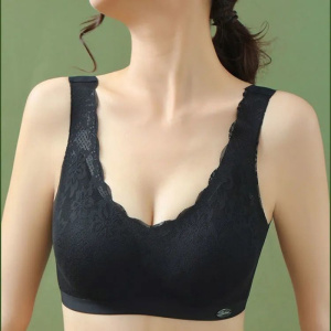 内衣女无钢圈美背小胸聚拢收副乳薄款运动背心式文胸