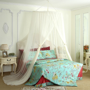 森美人1.8 2米2.5米母子床上下床双层床大圆床圆顶吊顶蚊帐 夜寐