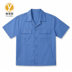 雅霖服 夏装短袖工作服YLF-GZF1049 套