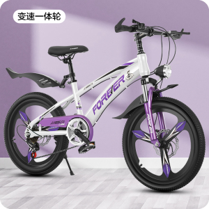 永 久儿童自行车18/20/22寸山地车男女孩单车中小学生赛车8-16岁脚踏车奇客童车
