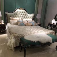欧式床实木床双人床婚床新古典法式床1.8米花公主床主卧室家具