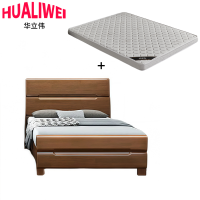 华立伟床+床垫100*200*100cm套