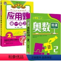 [正版]2册二年级数学应用题举一反三/奥数特训天天练小学奥数点拨配套习题思维训练小学教辅二年级数学练习册举一反三2年级