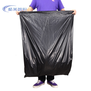 酷美智悦 平口黑色垃圾袋50*60cm(50个) KM-ZP101 包