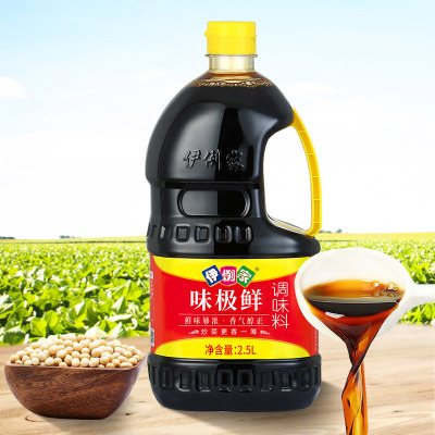 伊例家味极鲜2.5l桶装酱油生抽调味料炒菜凉拌厨房提鲜寿司家用
