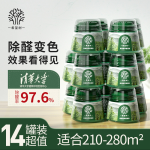 full of hope希望树小绿罐二代除甲醛神器车用新房急入住活性炭包吸去甲醛克星14罐