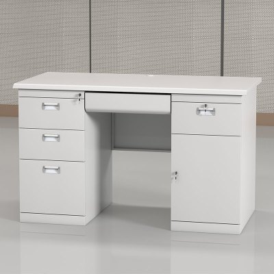 臻远ZY-GZZ-04钢制办公桌职员桌员工桌学生写字台1.4米B款