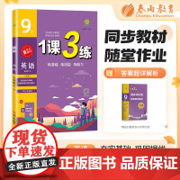1课3练 九年级下册 初中英语 译林版 2024年春新版教材同步基础梳理随堂精炼课后拓展练习题