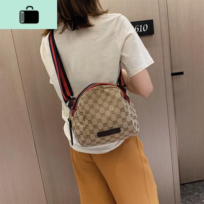 网红女包2020新款潮百搭斜跨包贝壳包帆布轻便小包宽带单肩斜挎包NEW LAKE女斜挎包