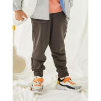 [1件5折价:54.5]moomoo童装男童长裤春秋新款杜邦索罗娜面料运动休闲针织裤