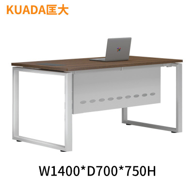 匡大 钢架办公桌1.4米电脑桌 KDT003