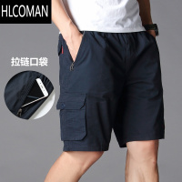 HLCOMAN工装短裤男夏季潮流宽松休闲中裤大裤衩外穿大码沙滩五分裤子