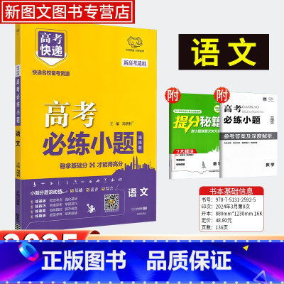 语文 [2025版]新高考 [正版]2025新版高考必练小题高考快递小题狂练 语文数学英语物理化学生物政治历史地理新高考