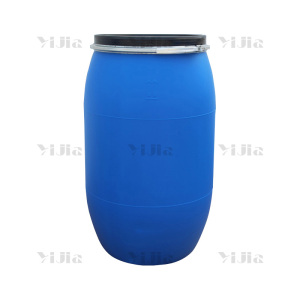 翌嘉YJ40621015法兰桶耐酸碱化工废液桶泔水桶带盖水桶 200L