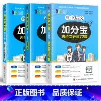 语文全套3本]高中文言文+古诗文+古代文化常识 高中通用 [正版]2024新版 加分宝高中语文数学英语物理化学生物政治历