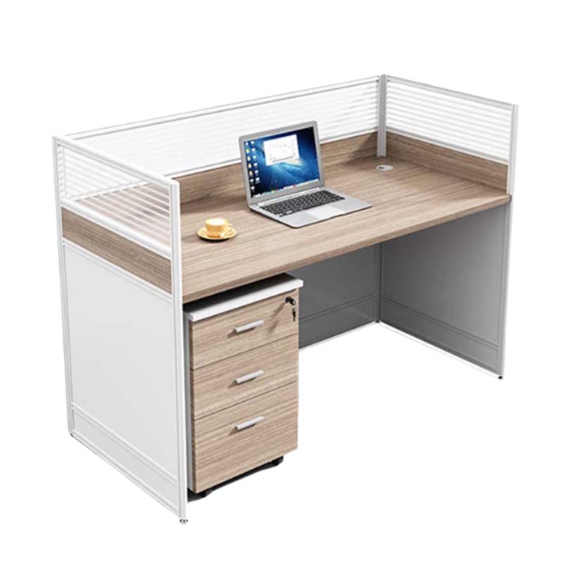 DXBG职员办公桌椅组合简约现代屏风卡座工位隔断式财务工位桌子单人位+活动柜