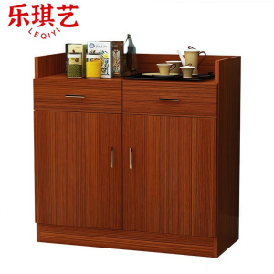 乐琪艺 茶水柜 柚木色 80*40*90cm 个