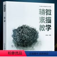[正版]精微素描教学 中央美术学院城市设计学院课程教学与艺术创作相结合素描基础教学书籍油画水彩超写实素描书 人民美术出