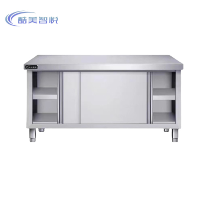 酷美智悦 304不锈钢单通办公桌 1700*700*800mm 张