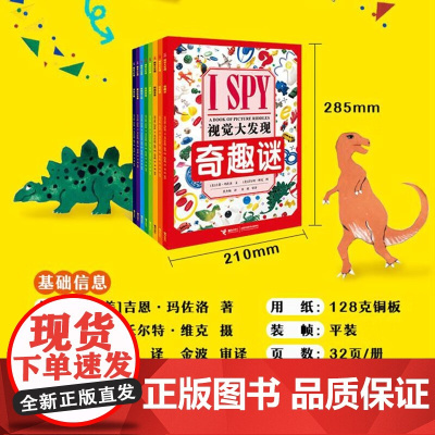 I SPY 视觉大发现 精选版 共8册 3-6岁 吉恩·玛佐洛 著 智力开发