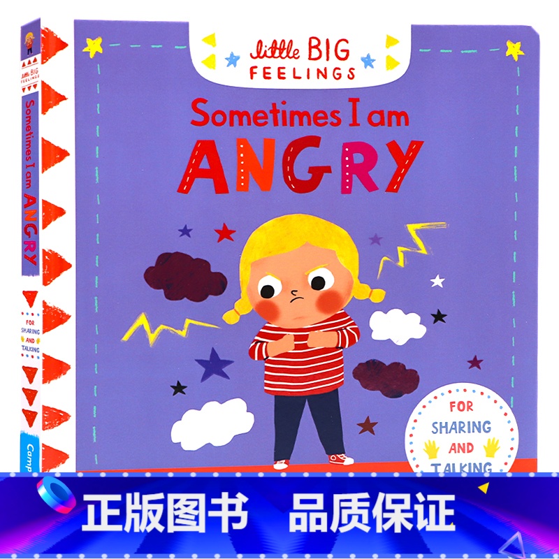 [正版]有时我很生气 英文原版绘本 Little Big Feelings Sometimes I Am Angry儿