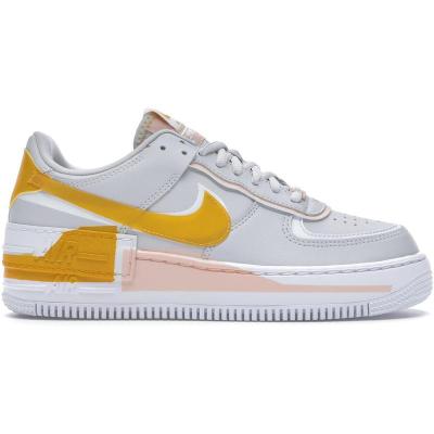 【限量】耐克nike air force 1 shadow 黄白双标 甜美系 经典低帮休闲
