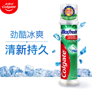 高露洁劲酷清爽牙膏(直立式)100mL 清爽去牙渍