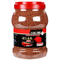 血鹦鹉鱼食增红增色增艳鱼饲料锦鲤鱼食鱼虾南极磷虾干乌龟粮龙鱼发财鱼锦鲤鱼饲料鱼粮