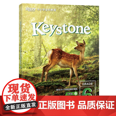 [新东方店]新东方小学英语精讲精练:六年级春(学生用书+练习册+参考答案)全3册 Keystone 小学英语学习资料 新