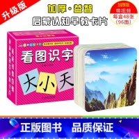 [正版]看图识字启蒙认知卡片0-3-6岁儿童识字大王防水撕不烂亲子早教卡幼儿园大班学前识字书