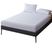 甘柔美缎条床笠200*120*20cm 床