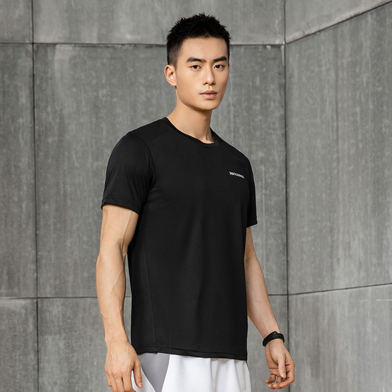 361°运动t恤男装夏季时尚简约舒适透气健身短袖t恤
