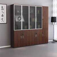 易企采 五门书柜(右) 办公室文件柜隔断储物柜 40*200*200CM 单位:组