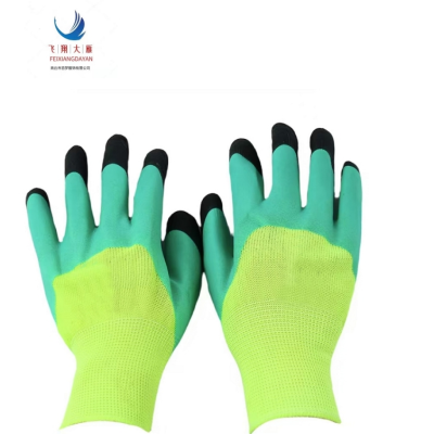 飞翔大雁 透气双层耐磨手套 均码 双