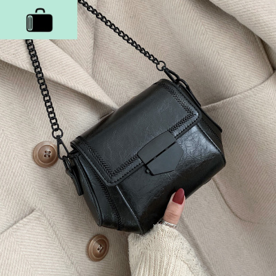 港风复古chic女包包包2020新款潮单肩斜挎包高级感百搭ins小方包NEW LAKE女斜挎包