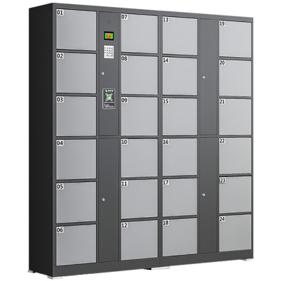 攸形扫码存包柜24门1700*460*1800mm台
