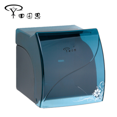 田园思 茶色透明卷纸盒 YZP-JZH03B 个