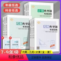 [3本] 计算+几何+代数 七年级/初中一年级 [正版]2022新版初中专项训练数学代数几何计算典型题专项训练七年级八年