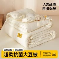A类超柔大豆纤维被子被芯加厚春秋被褥宿舍单人棉被四季通用